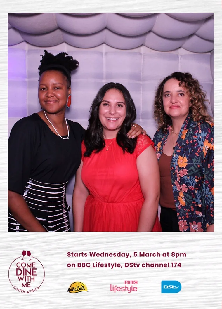 Come Dine With Me Polaroid-style event print